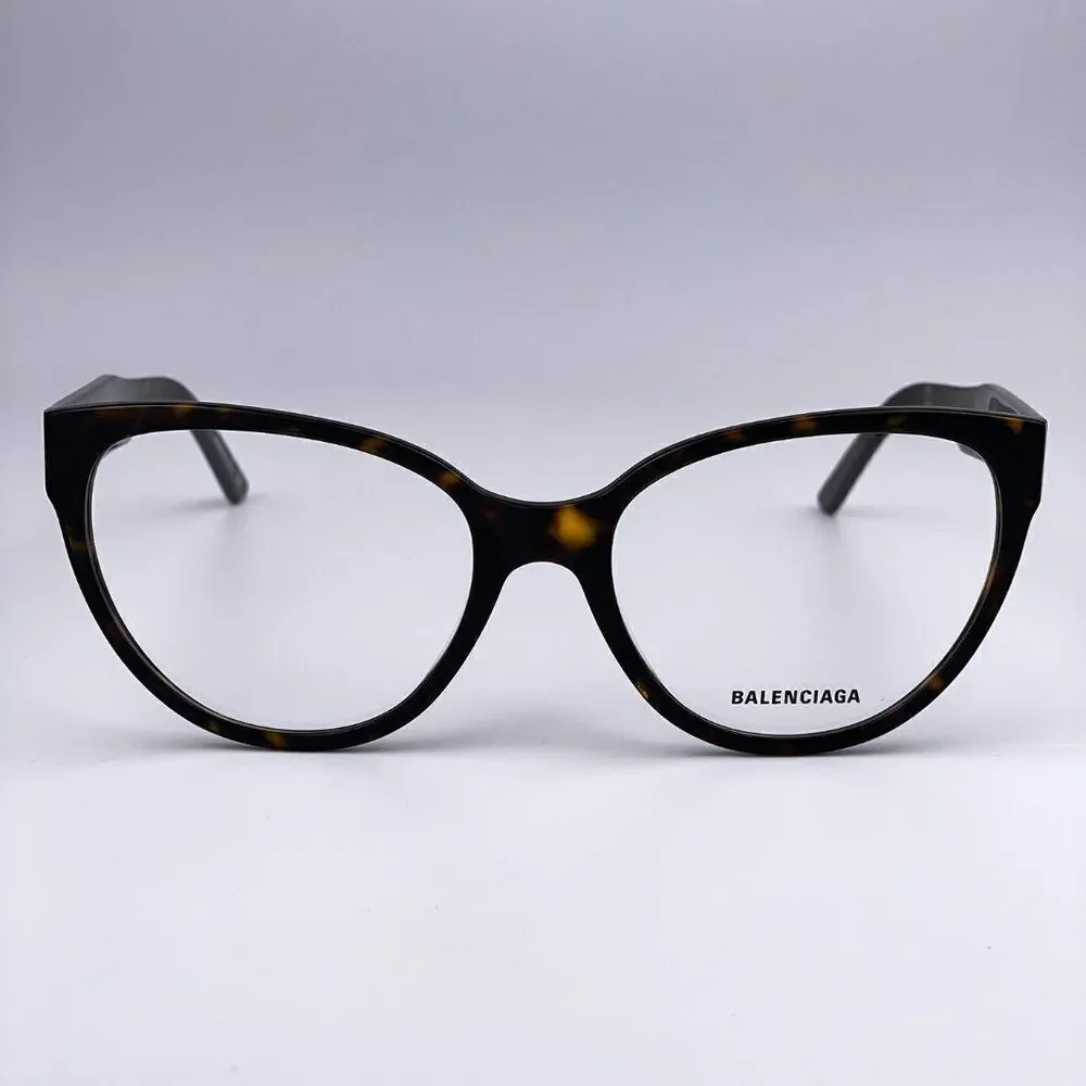 SALE! NEW Balenciaga Everyday BB0064O 002 Havana Gold Cat Eye Women Eyeglasses